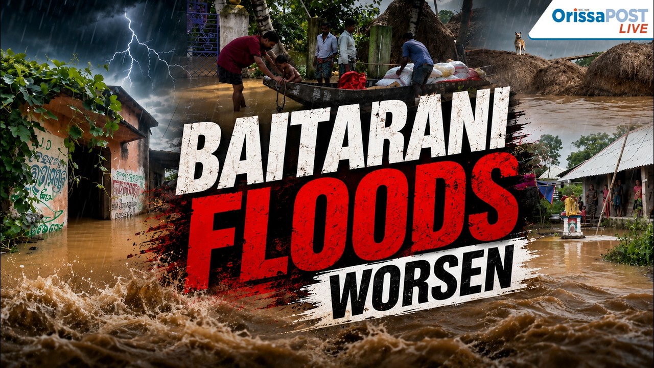 24 villages submerged in Chandbali | Boats become lifeline | Baitarani & Salandi overflow