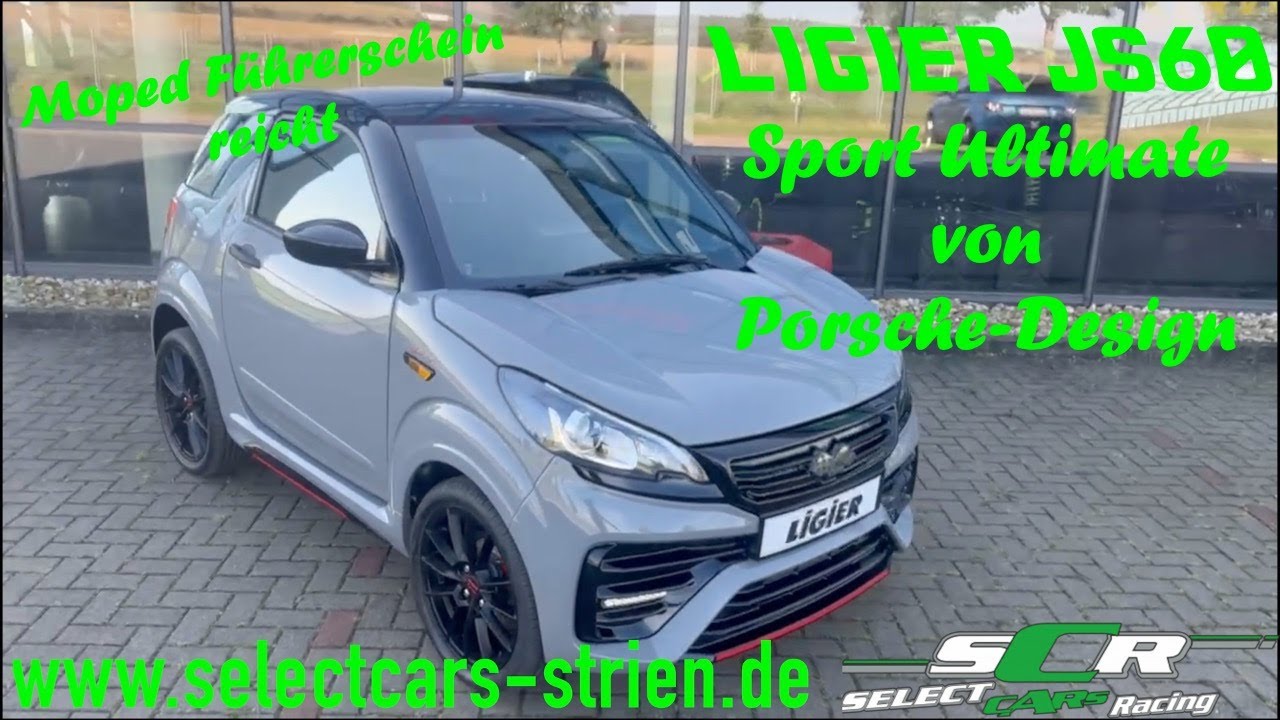 Select Cars - Ligier JS60 Sport Ultimative - Porsche Design - Moped F&uuml;hrerschein  - EP89