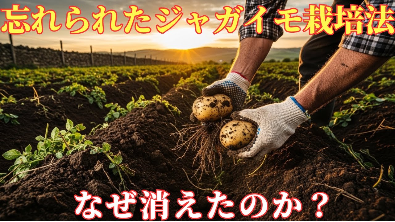 忘れられていたジャガイモ栽培の知恵労力を減らし 土と共に実る 静かな農の方法