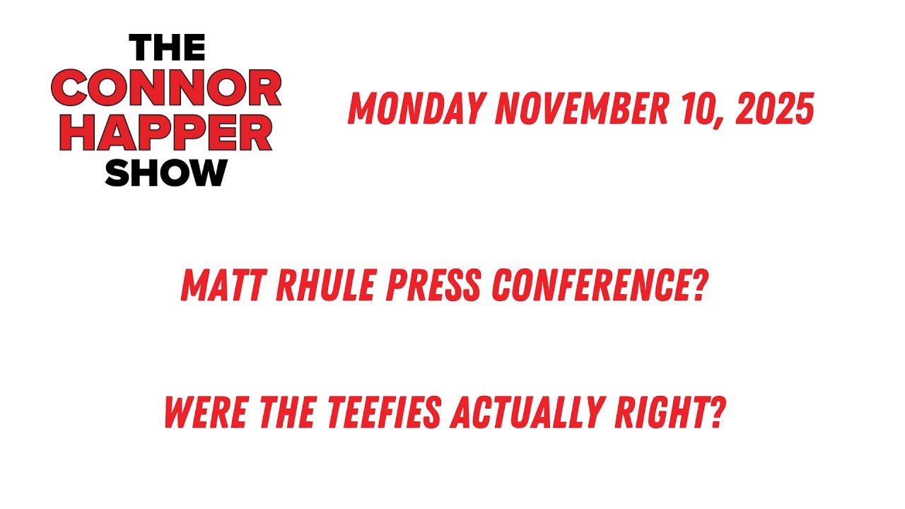 RIP Gus Johnson's Larynx // The Connor Happer Show // 11-10-25