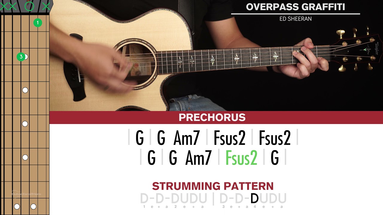 Overpass Graffiti Guitar Cover Ed Sheeran 🎸|Tabs + Chords|