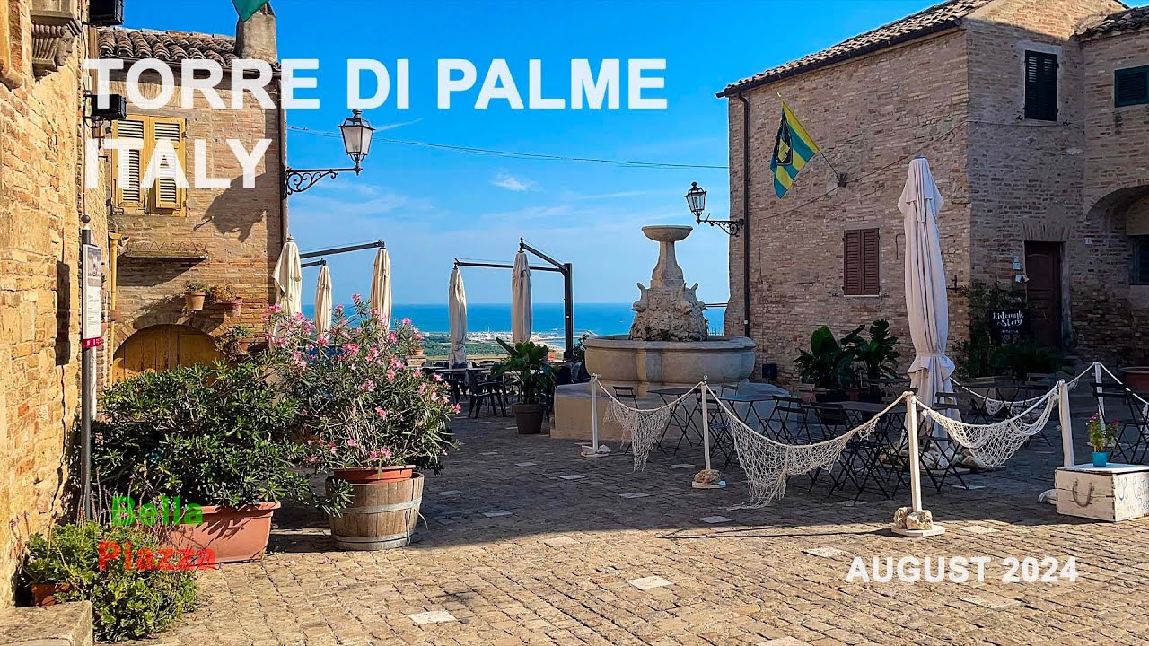 Torre di Palme, Fermo, Italy | august 2024 | 4K 60fps