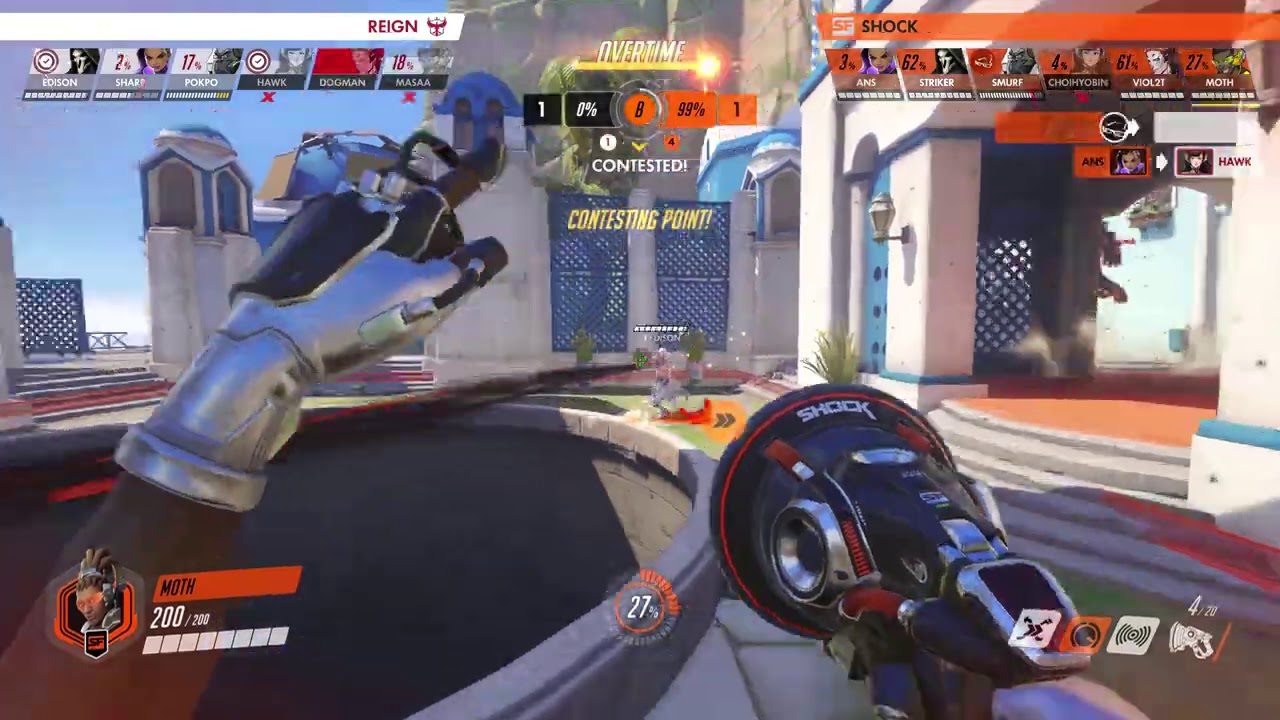 MOTH POV LUCIO & MERCY Playoffs | San Francisco Shock vs Atlanta Reign | OWL Season 2020