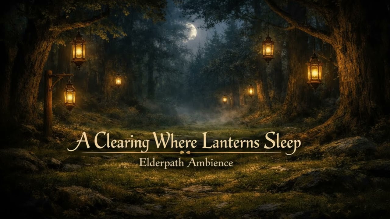 Relaxing Music | A Clearing Where Lanterns Sleep | Celtic Fantasy Ambience (No Ads)