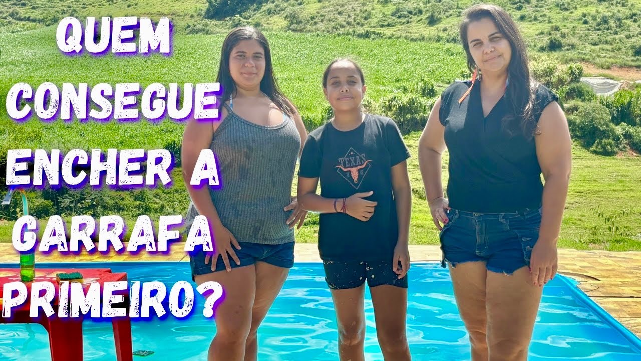 QUEM CONSEGUE ENCHER A GARRAFA PRIMEIRO???
