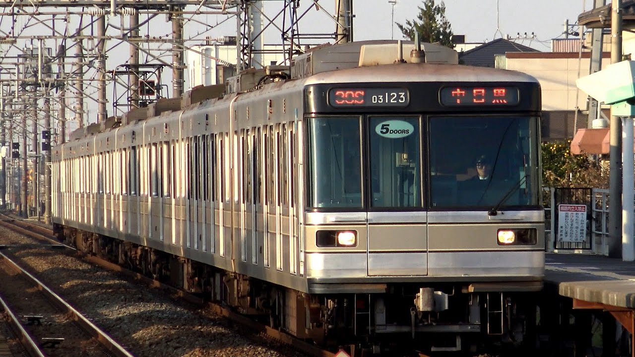 【4K】響く４象限チョッパ!東京メトロ日比谷線03系電車到着・発車シーン集 秋葉原・人形町・姫宮・一ノ割にて