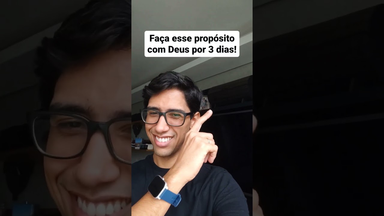 Fa&ccedil;a Esse Prop&oacute;sito com Deus Por 3 Dias!