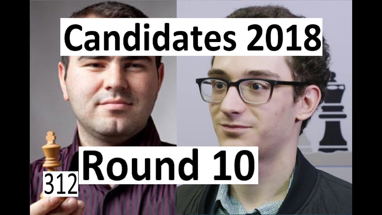 Candidates 2018: Round 10 with Caruana-Mamedyarov!