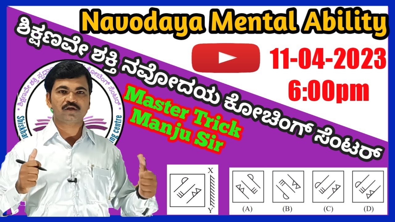 # Navodaya | Mental Ability | Master trick for Paper cutting | Mirror & water image  step