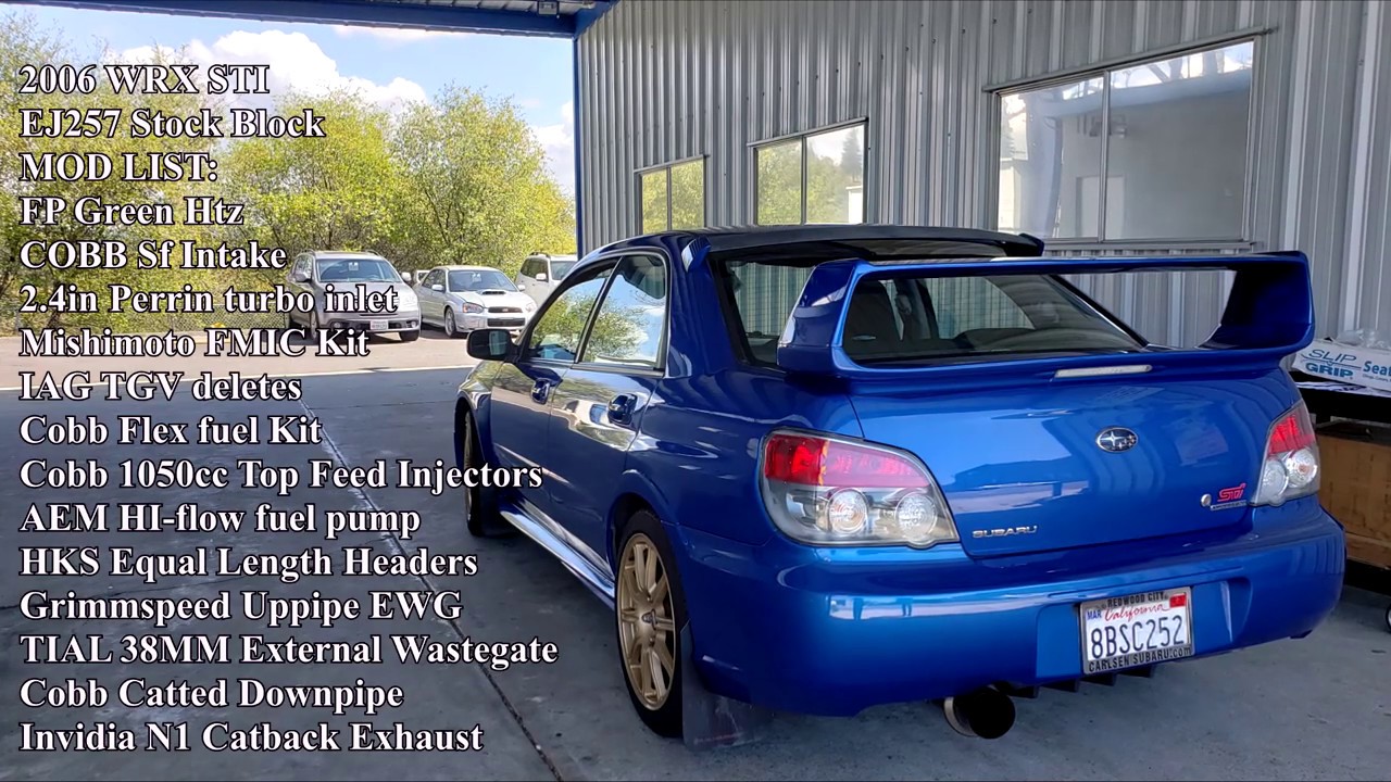 DYNO DAY E85 380WHP WRX STI FP GREEN TURBO