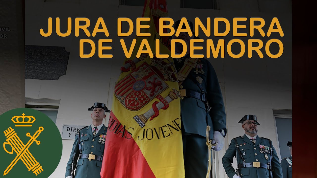 Jura de Bandera de los alumnos del Colegio de Guardias Jóvenes de Valdemoro.