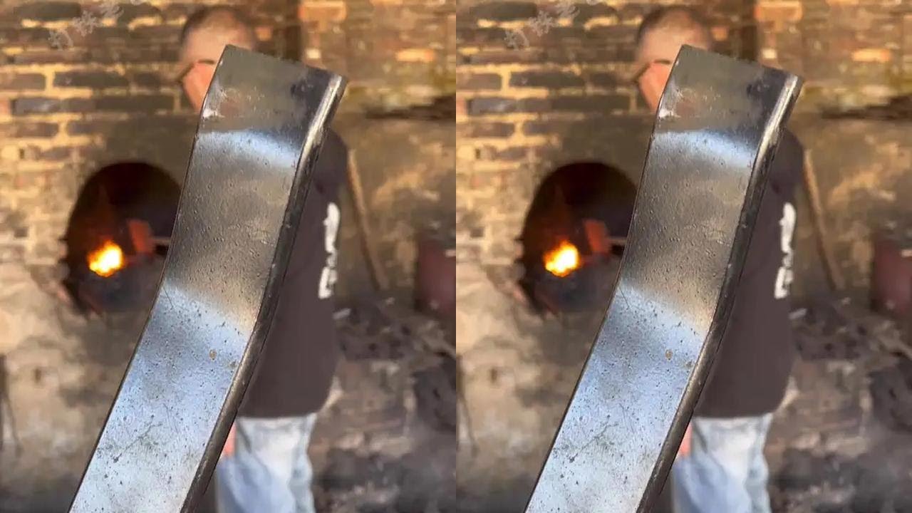 The boss in Qiqihar sent materials over 3,000 km to make knives! #Blacksmithing skills