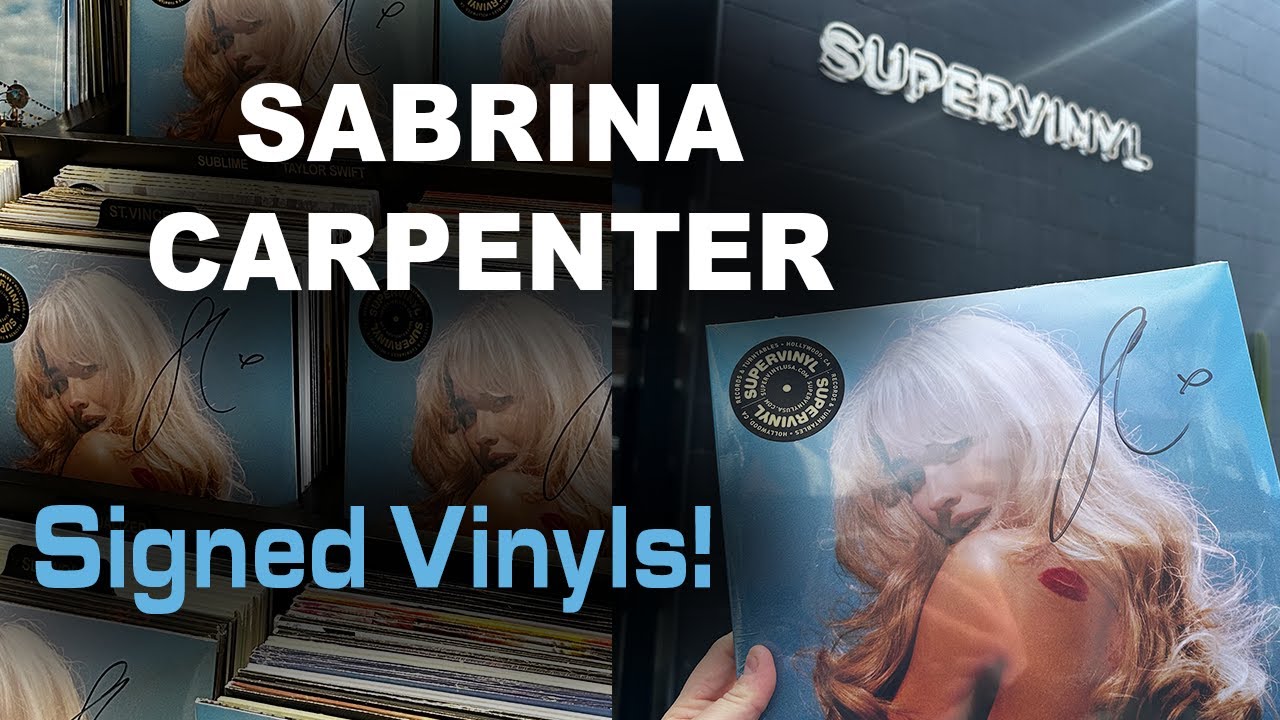 Scoring a Sabrina Carpenter SIGNED VINYL!
