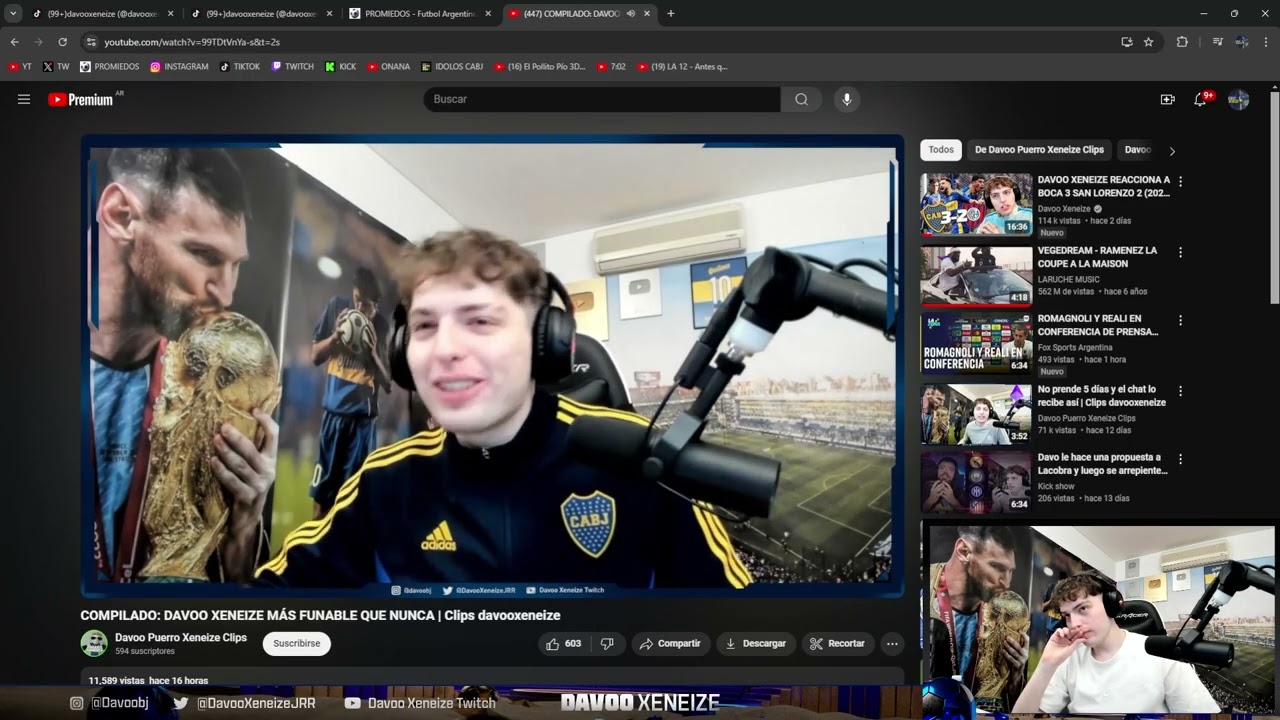 DAVOXENEIZE REACCIONA A SUS CLIPS MÁS FUNABLES