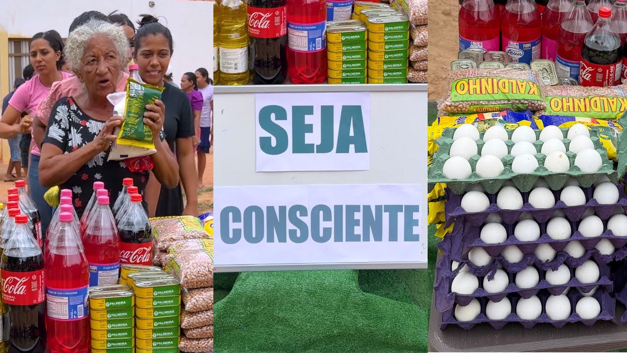 Desafio na Rua: Pegue todos os alimentos que precisar!