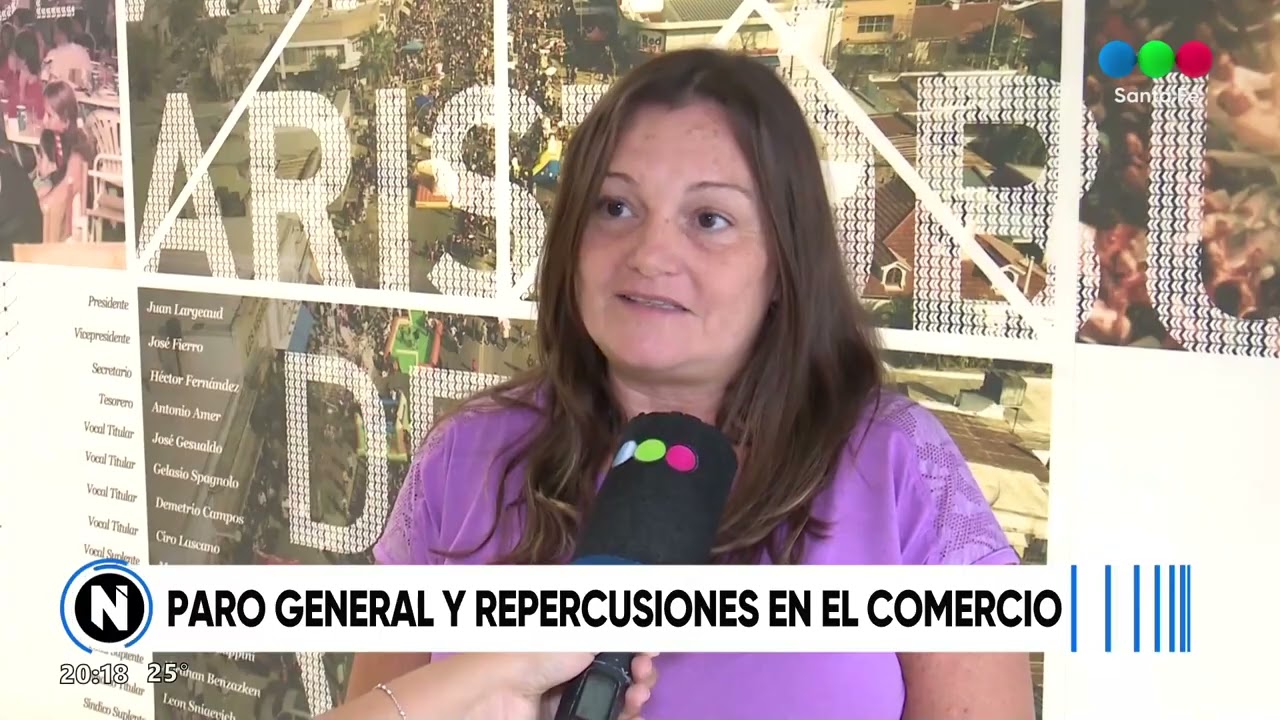 Repercusiones en el comercio sobre el paro general de actividades