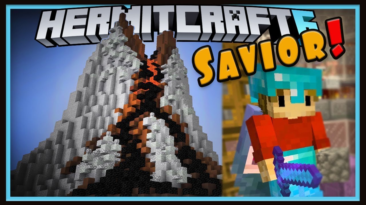 Hermitcraft Season 6: Wither Boss RESCUE & Volcano Eruption  (Minecraft 1.13.1 survival  Ep.16)