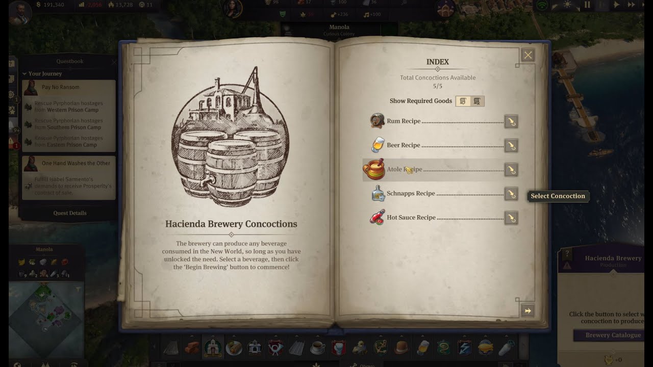 Anno 1800: Building the Hacienda and balancing needs (Very Hard Campaign Episode 12)