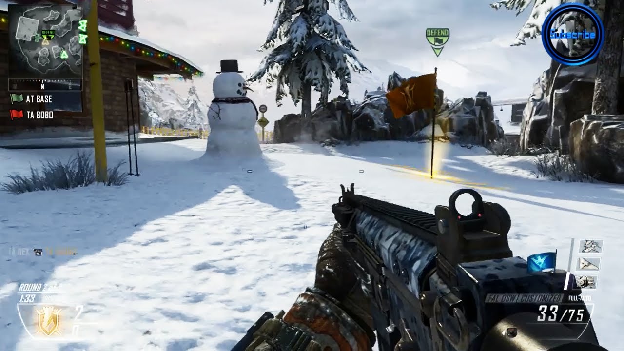 Игровой процесс &laquo;DOWNHILL&raquo; &mdash; многопользовательская карта Black Ops 2 DLC &mdash; набор карт New Revolut...