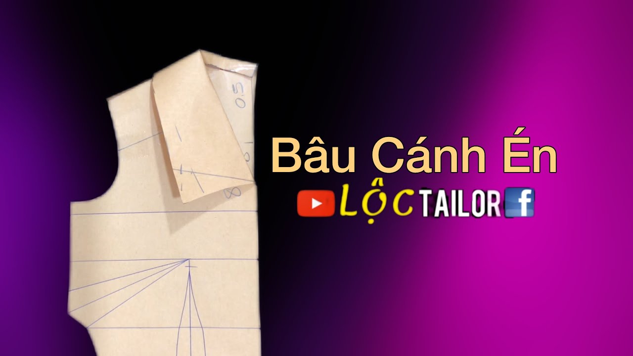 Cổ cánh én |Lộc Tailor|Chia Sẻ Kinh Nghiệm May Mặc#278