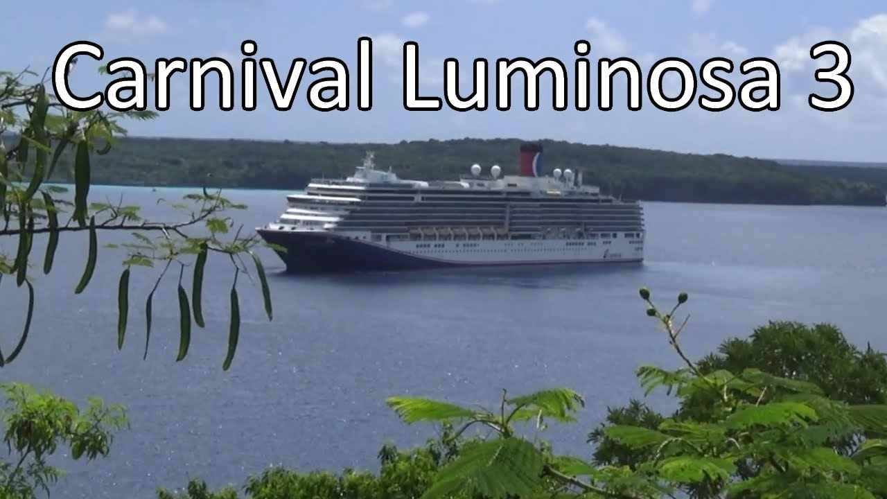Carnival Luminosa Cruise Brisbane to Vanuatu PART 3