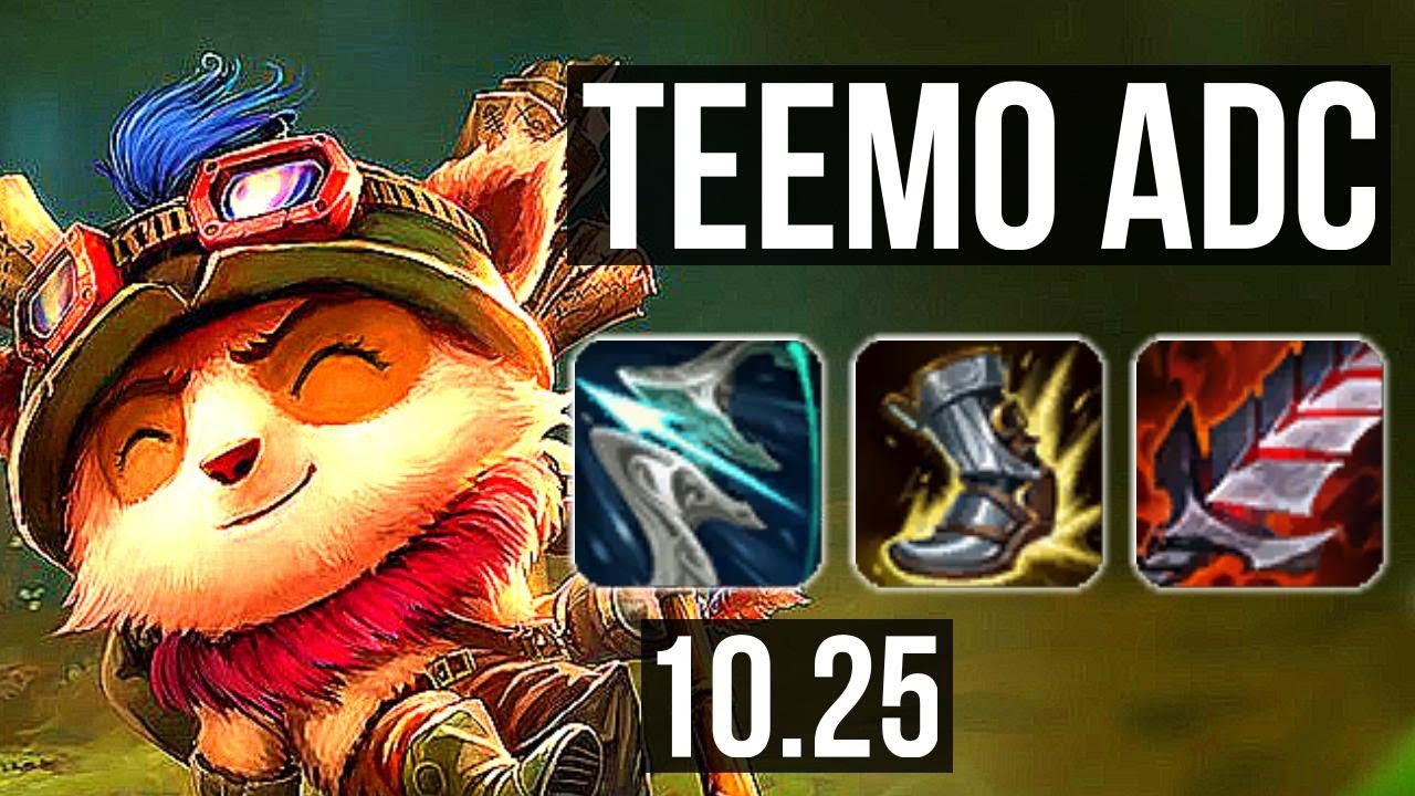 TEEMO & Bard vs VAYNE & Alistar (ADC) | Rank 7 Teemo, 500+ games, Dominating | BR Master | v10.25