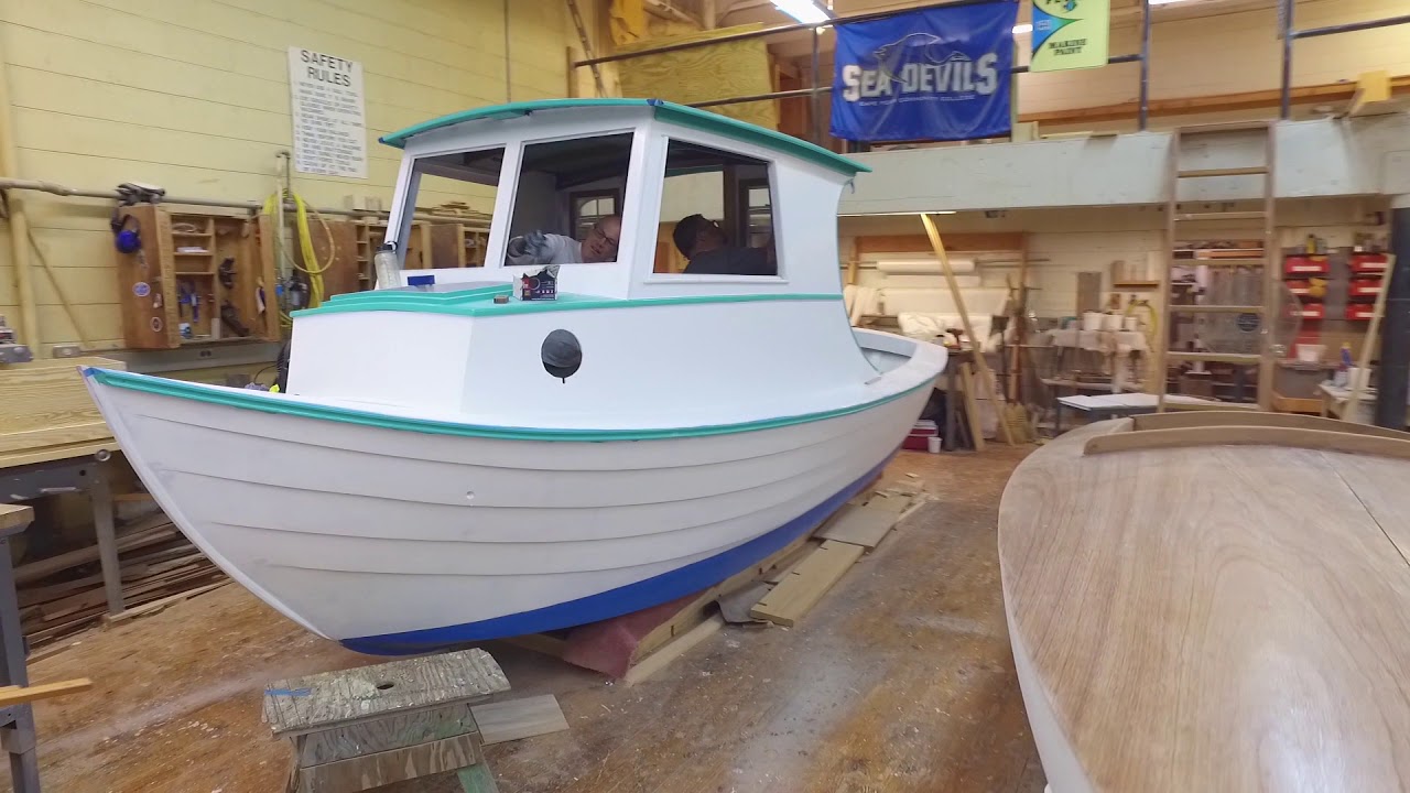 CFCC Wooden Boat Building - Timelapse