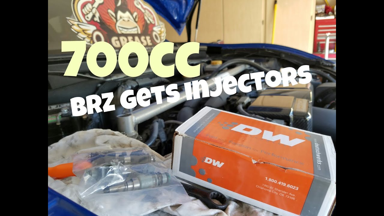 BRZ FRS DW 700cc injectors install - getting ready for E85 & turbo charged boosted fun!