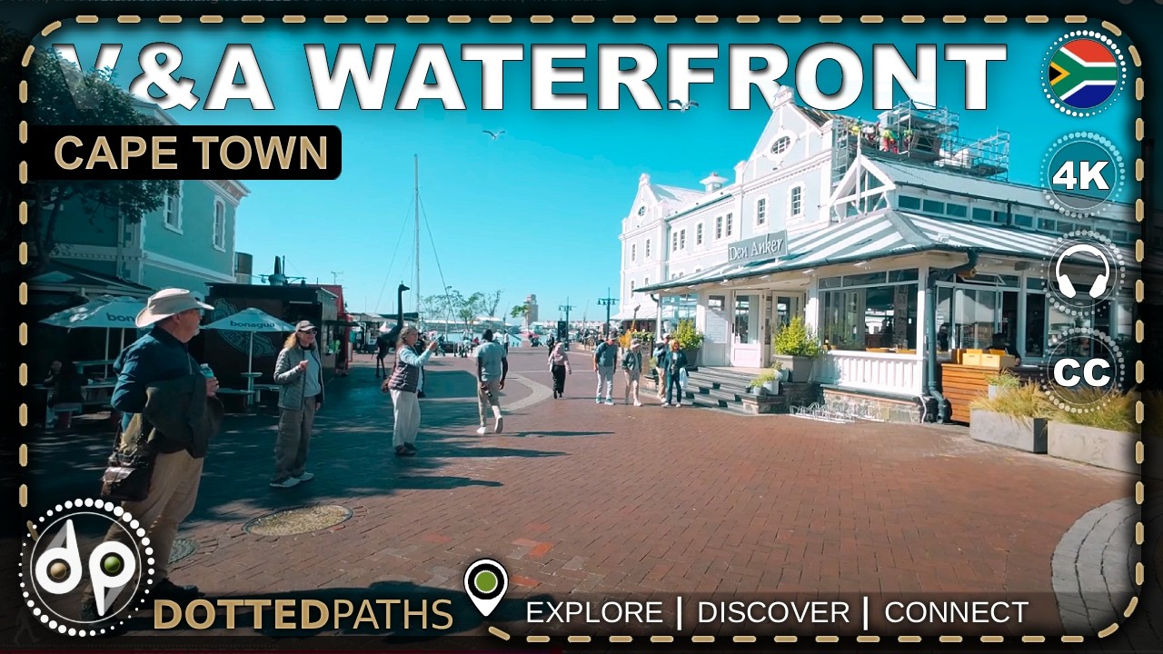 Cape Town, South Africa 🇿🇦 V&A Waterfront 2025 - Walking Tour | 4K Binaural