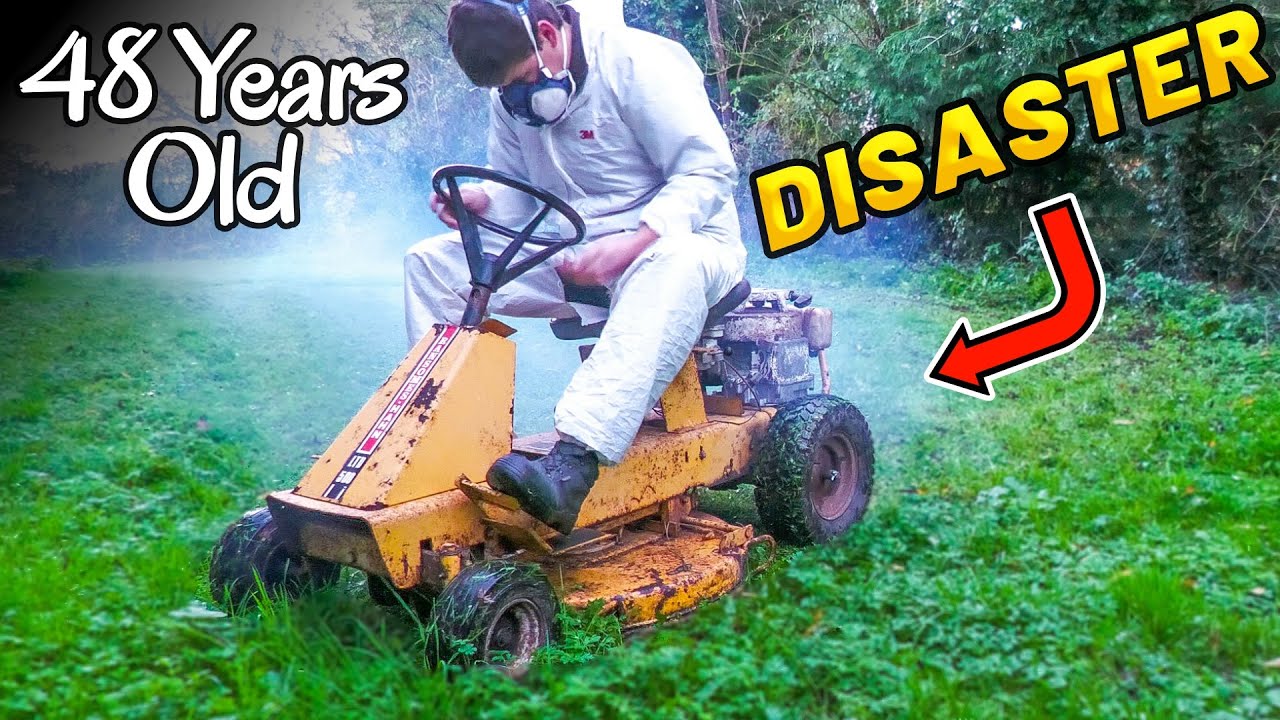 DISASTER! EVERYTHING IS WRONG | Vintage Mower - Will it Run?