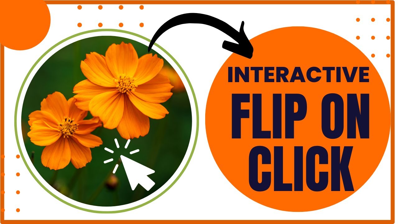 Easy Flip on Click Effect in PowerPoint ( Interactive Animation}