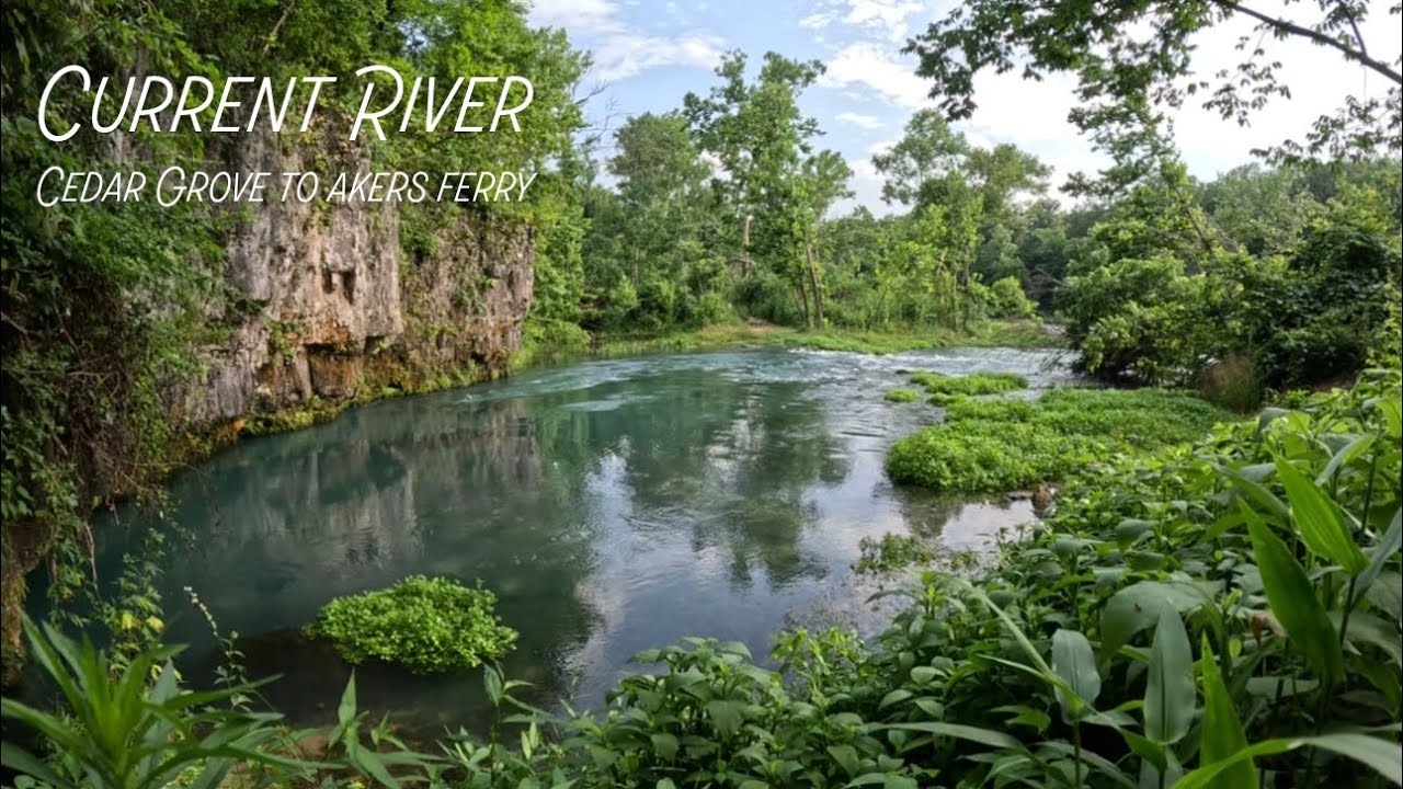 Canoeing Current River in rain and fog - Cedar Grove to Akers Ferry | July 18-19, 2025
