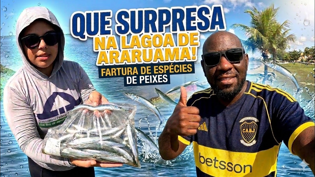 Entrevistei Biólogos da UFRJ na Lagoa de Araruama