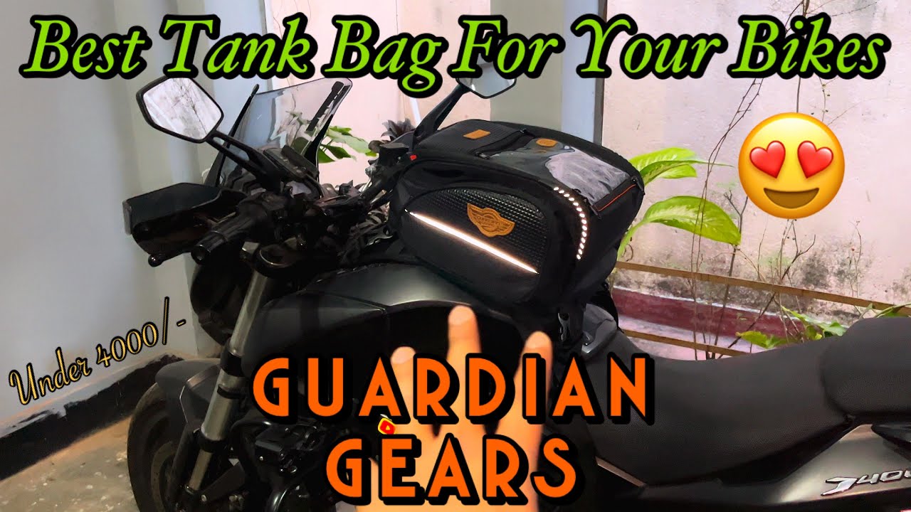 Best Tank Bag For Your Bikes | Guardian Gears | Review & Installation on Dominar 400