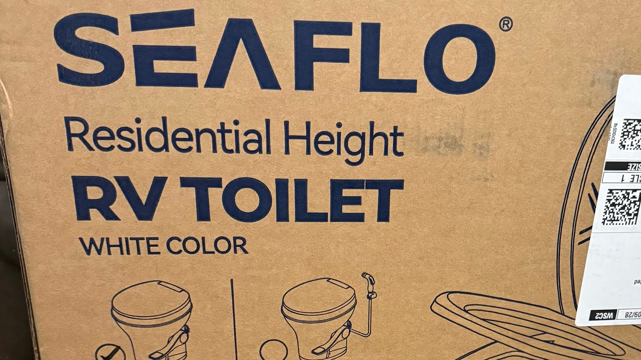 SeaFlo RV  Toilet Installation   EASY!!