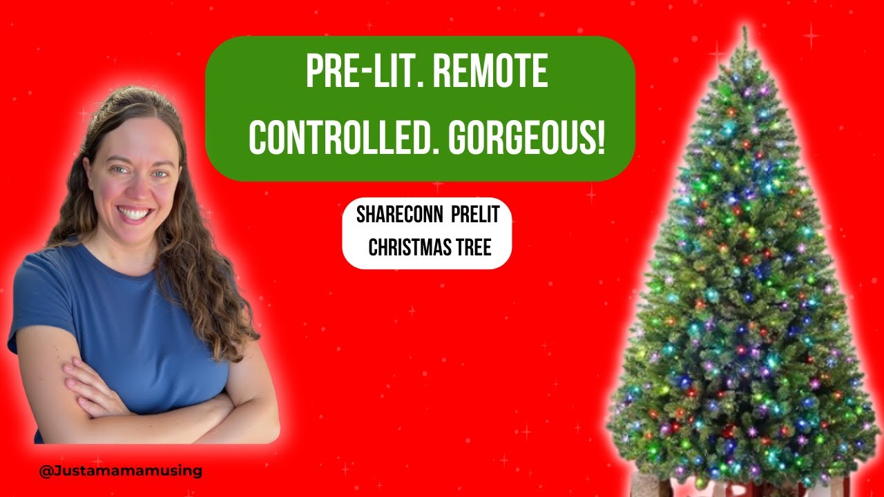 Remote Control Christmas Tree Review &ndash; SHareconn 7 ft Classic Spruce