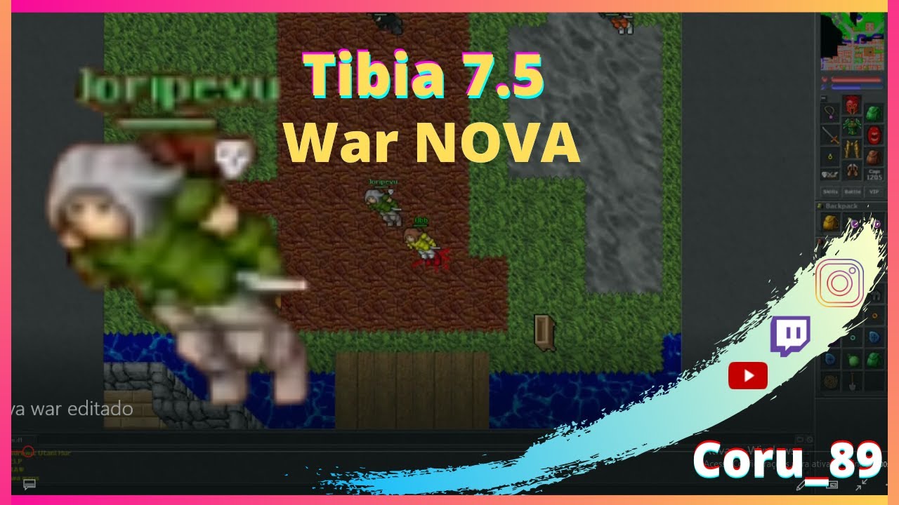 Tibia - 7.5 War Nova Open Battle Thais #tibiabr #tibia #tibianostalgia #tibianova