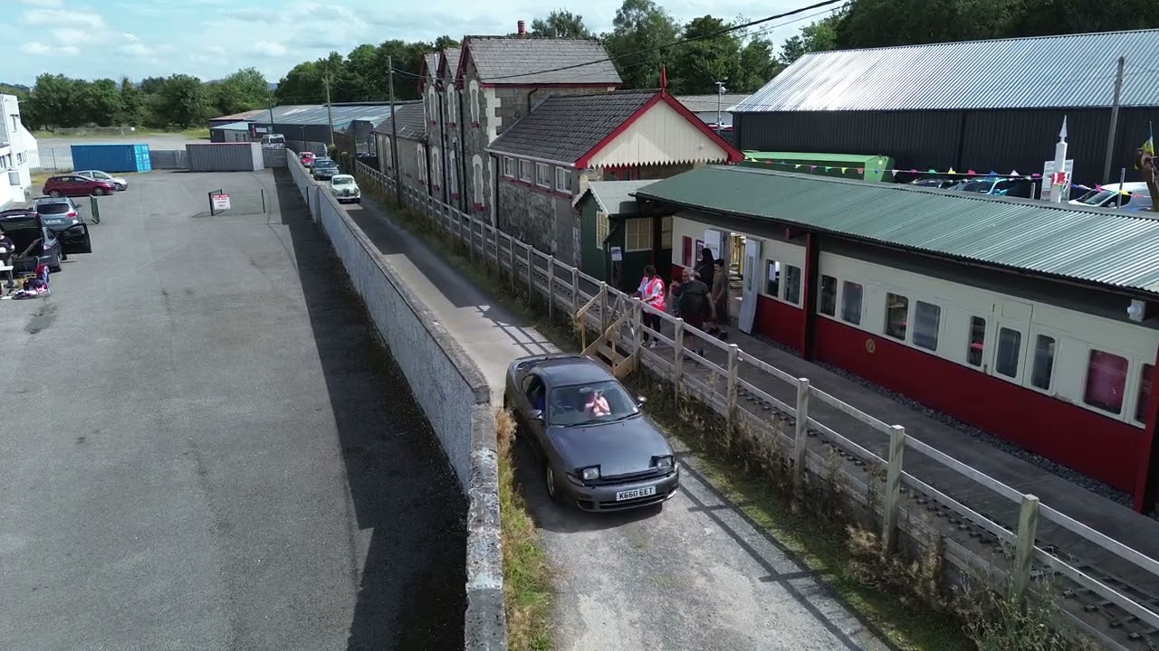 Drone footage of Donegal Railway Vintage Run, August 2024