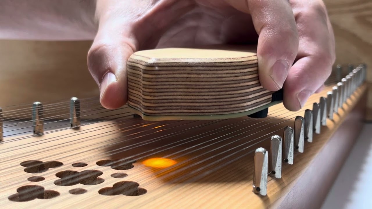 FERROUS Spinning Magnetic Polyphonic String Resonator (for steel string instruments)