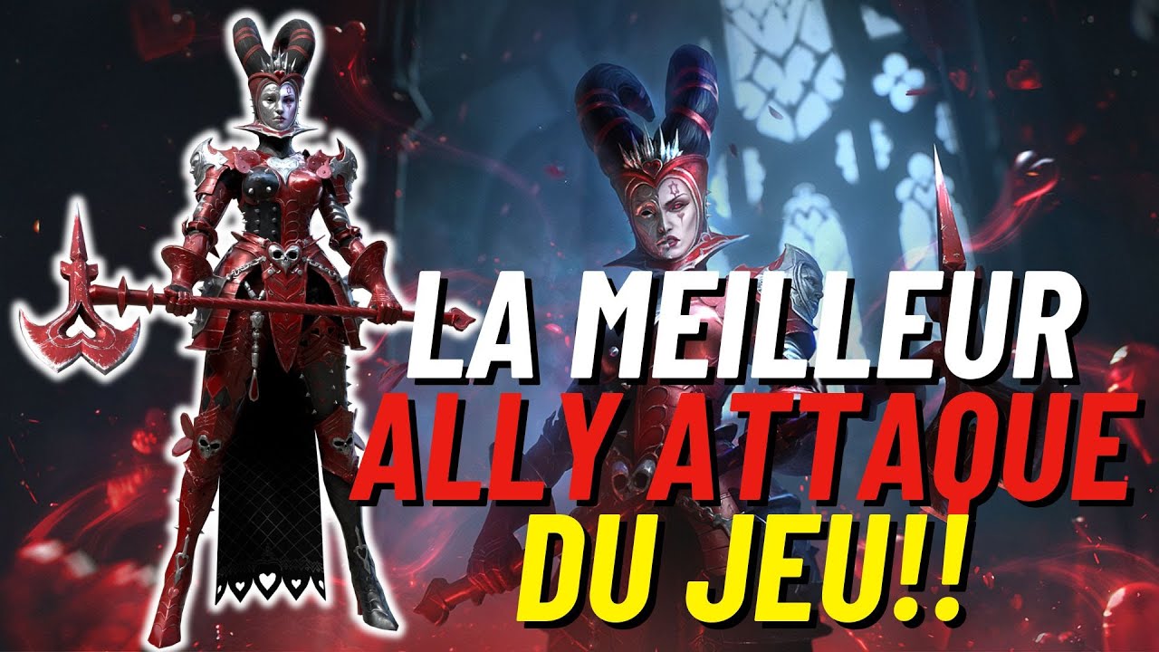 LE MEILLEUR ALLY ATTAQUE DU JEU?! TEST REINE DE COEUR!![RAID SHADOW LEGENDS]