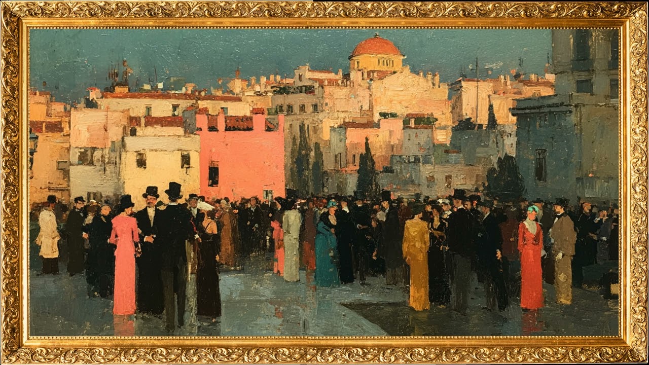 9 Hours of "Old Money" Party Ambience | Rooftop Soirée Sounds (City at Twilight)