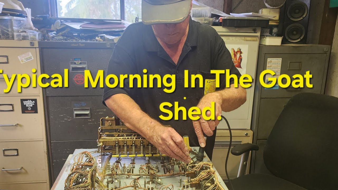 A Day In The Life Of A Pinball Mechanic In The Goat Shed