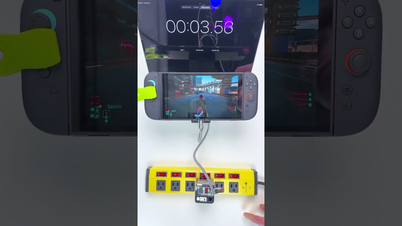 Cyberpunk 2077 Switch 2 Battery Life Test #switch2 #cyberpunk2077