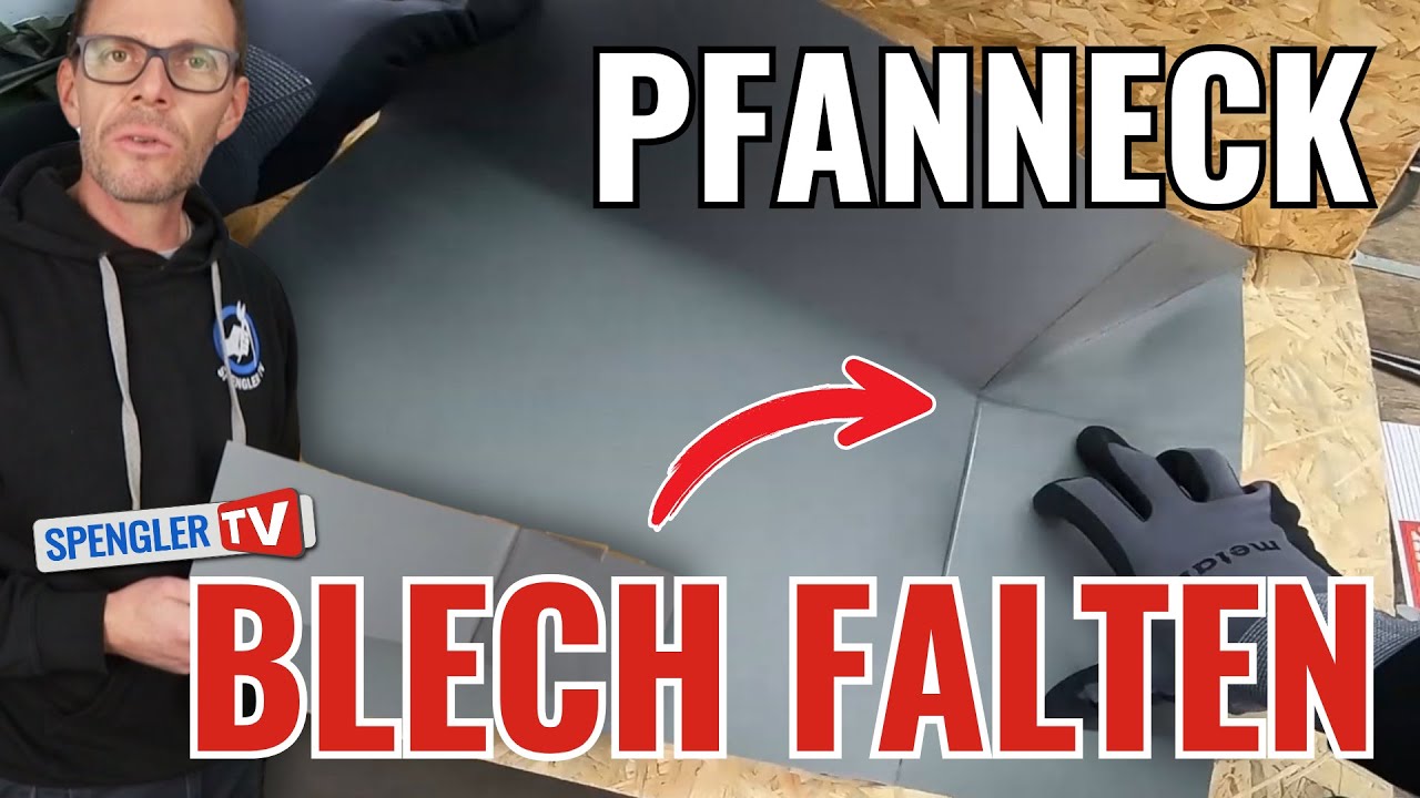 Ein Pfanneck/Innenecke am Metalldach  herstellen