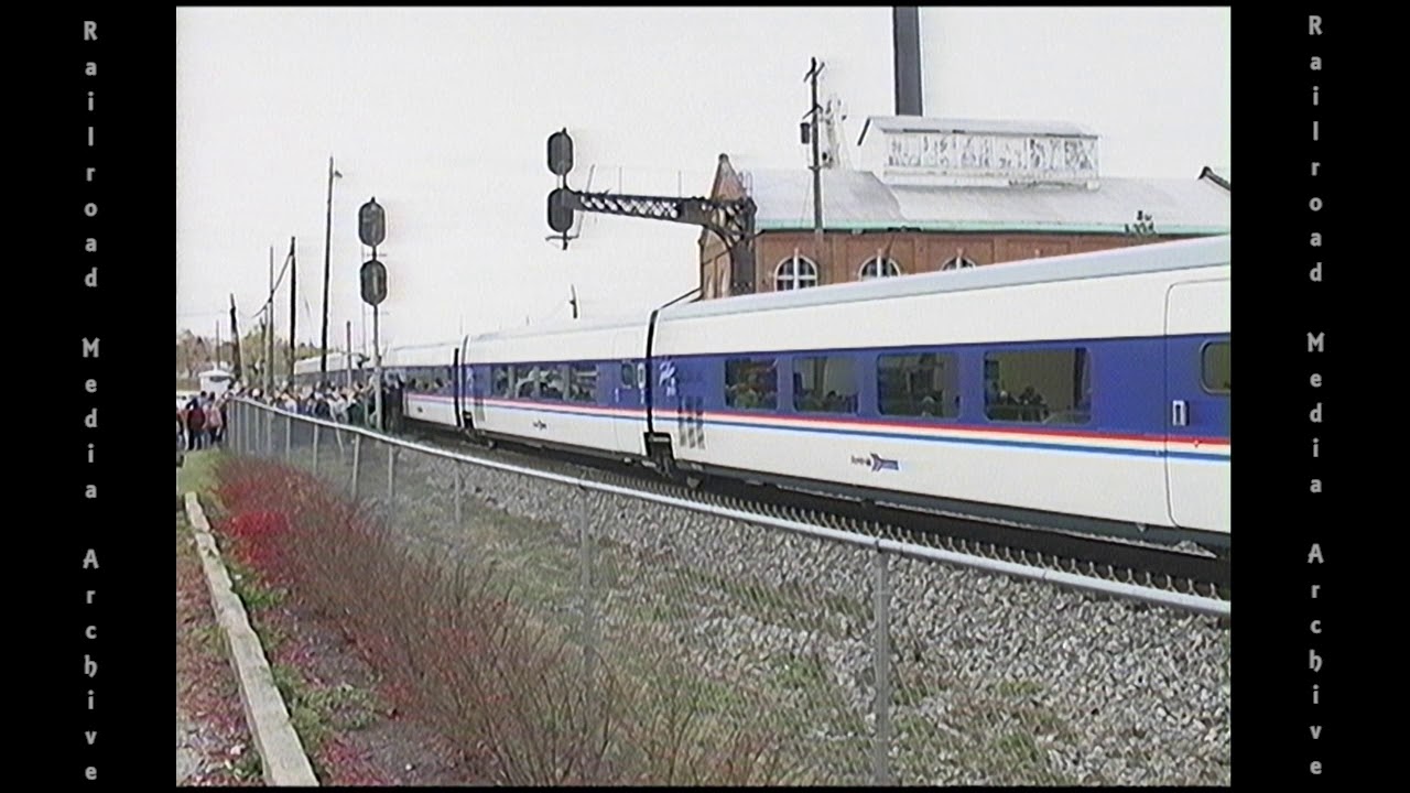 Amtrak Talgo Test Train at Marion, Ohio September 24, 1994