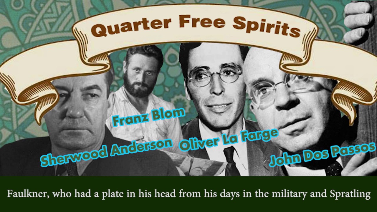 William Faulkner in New Orleans, narrated by Lou Bardel