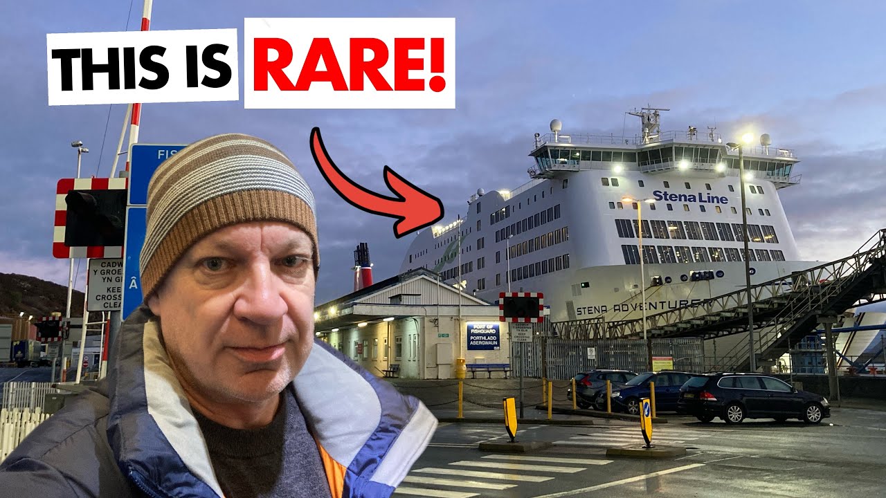 THIS IS RARE!  My Unusual Ferry Trip to Dublin on the MV Stena Adventurer.