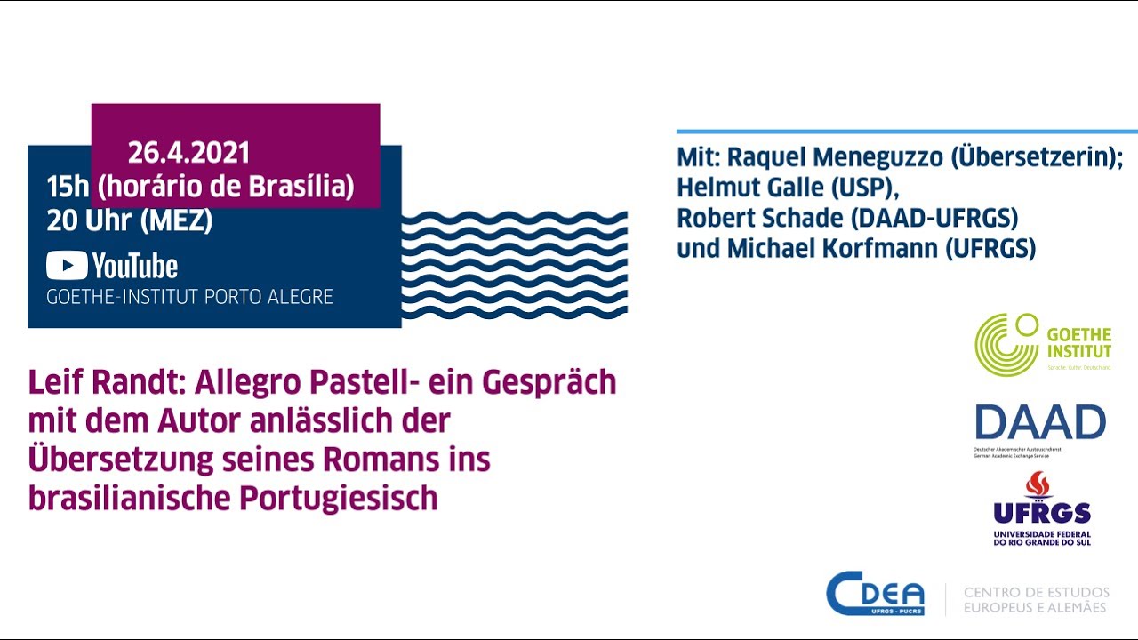 Leif Randt: Allegro Pastell- ein Gespräch mit dem Autor