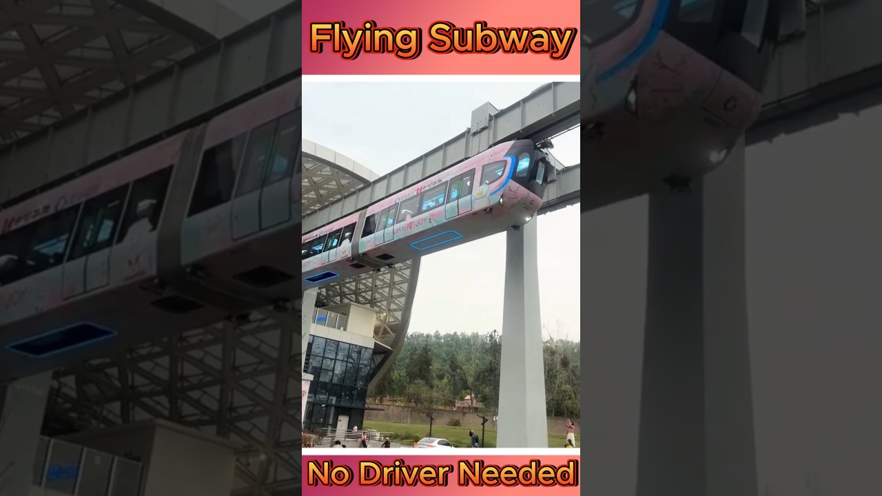 World’s First Flying Subway in China – No Driver, Just Wow! 🚆✨ 