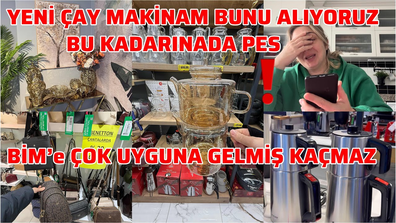 BENDE KAYNANA ÇOK❗️BU KADARINADA PES❗️ÇAY MAKİNASI BUNA KARAR VERDİK❗️BİM’de ÇOK UYGUN FİYATA GELDİ